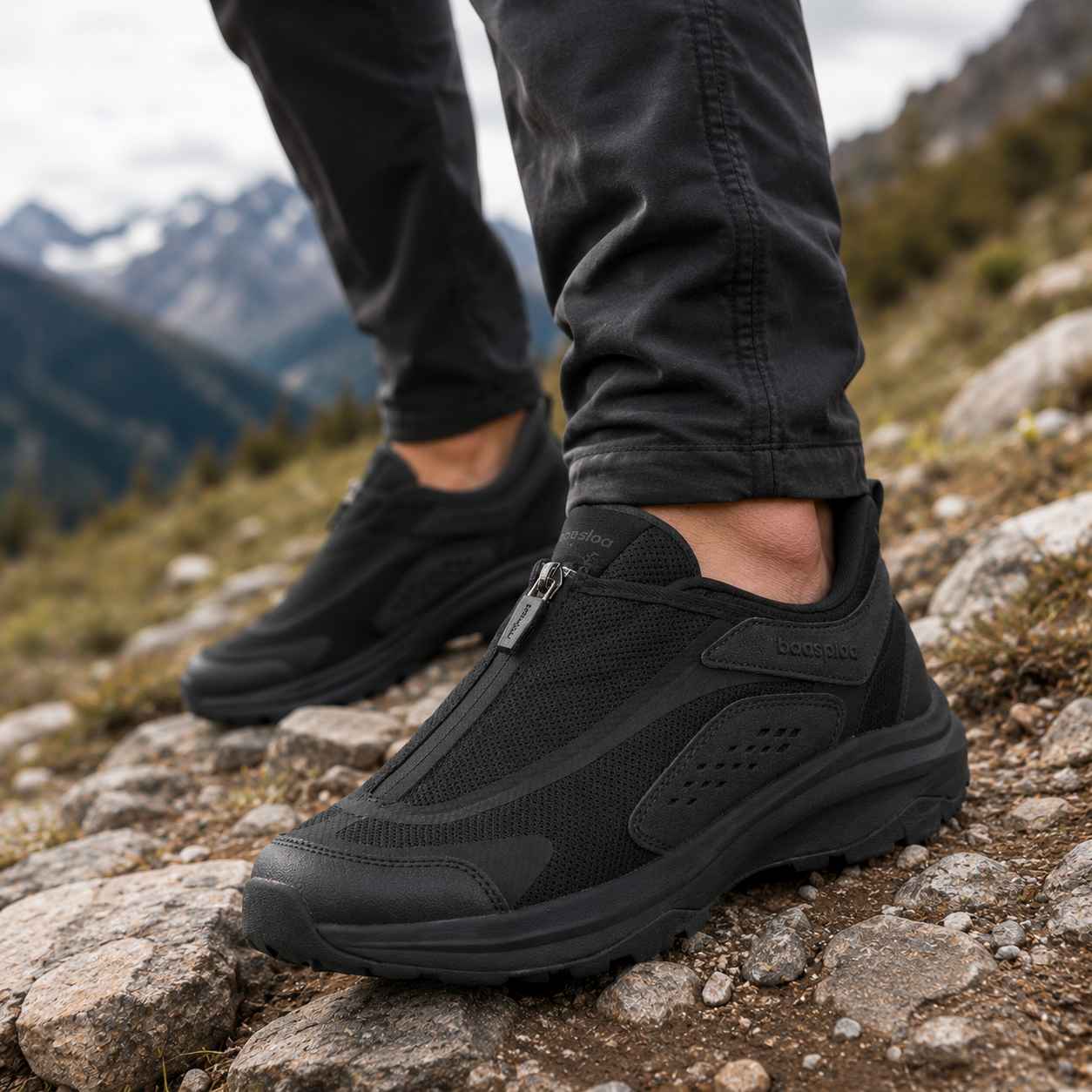 Outdoor Adventure Sports - Baasploa Men's Trail Adventure Trainers Side