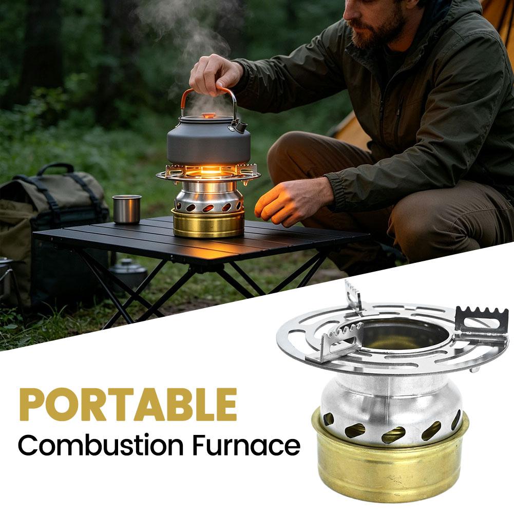 Outdoor Adventure Backpack - Outdoor Portable Stainless Alcohol Stove Set