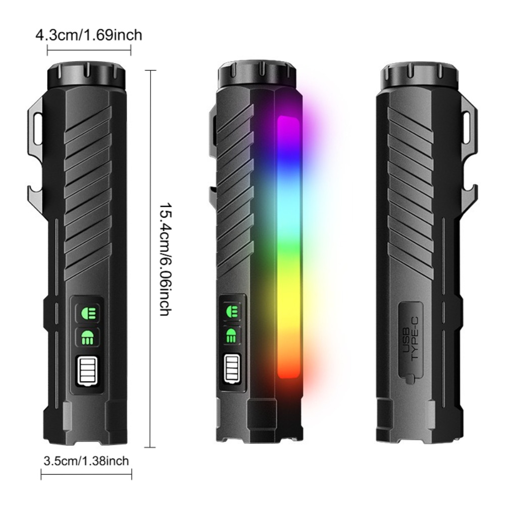 Tactical Flashlight Type-c Rec - đánh giá và giá Outdoor Adventure Trips