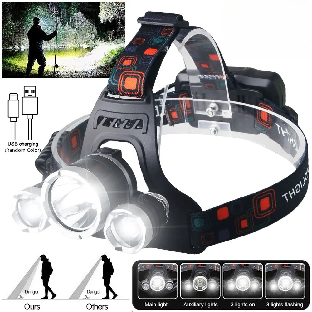 High Power LED Headlamp 18650  - đánh giá và giá Outdoor Adventure Trips