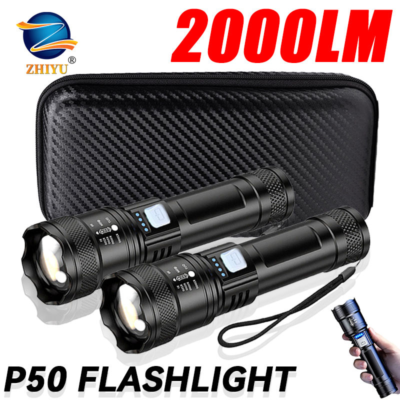 Tactical LED Flashlight 2000LM - đánh giá và giá Outdoor Adventure Trips